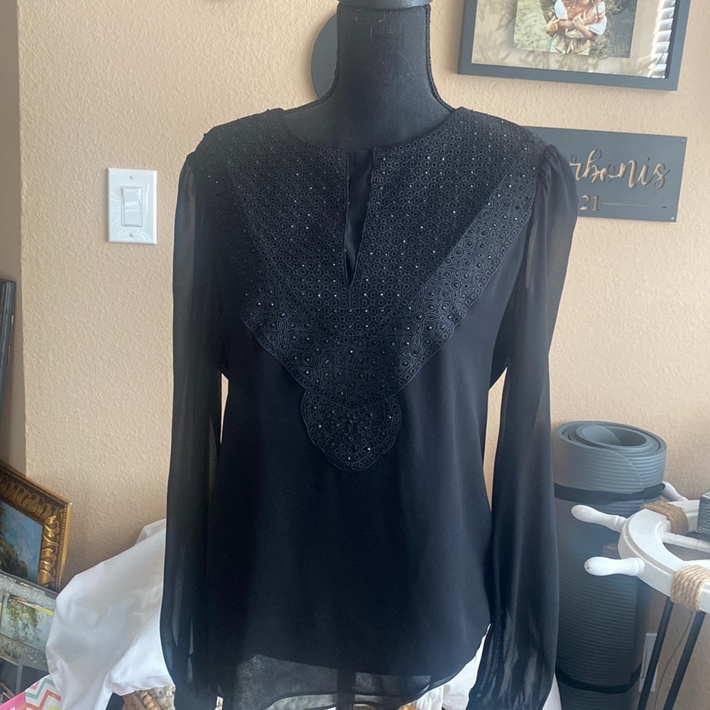 Black long Sleeve business/party blouse